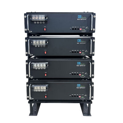 Giá tốt Bộ pin LiFePO4 chồng lên nhau 51.2V pin lithium 100Ah để lưu trữ năng lượng gia đình trực tuyến