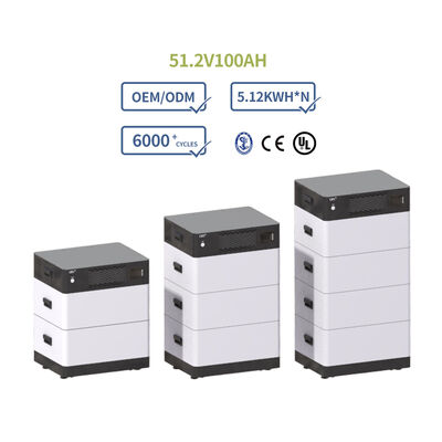 Giá tốt Hệ thống lưu trữ năng lượng mặt trời 10KWh 15KWh 20KWh 51.2V 80A Pin sạc LifePO4 đạt chứng nhận CE UL trực tuyến